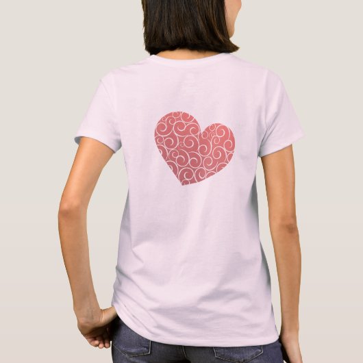 私はジョニーケーキを愛します Tシャツ (裏面)