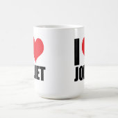 私はジョリエットが大好き コーヒーマグカップ (中央)