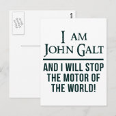 私はジョン・ガルト ポストカード (正面/裏面)