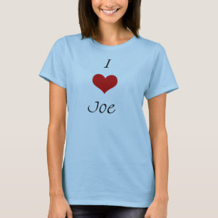 私はジョーを愛します Tシャツ