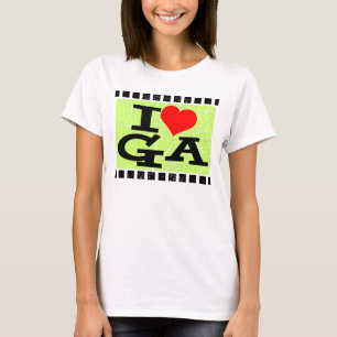 私はジョージアが大好き Tシャツ