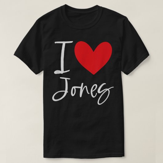 私はジョーンズの名前パーソナライズされた男BFFの友人 Tシャツ (デザイン正面)