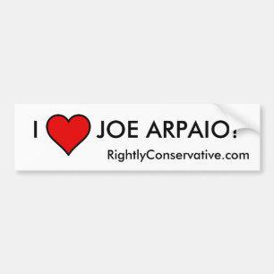 私はジョーARPAIOを愛します! バンパーステッカー