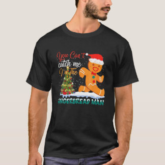 私はジンジャーブレッドマンクリスマスPA Tシャツ