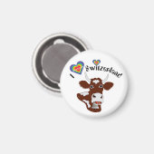 私はスイス磁石が大好き マグネット (正面/裏面)