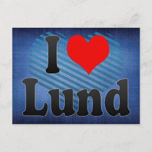私はスウェーデンのルンドが好きです。Jag Alskar Lund、スウェーデン ポストカード