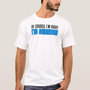 私はスウェーデン人だ Tシャツ