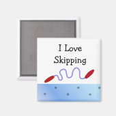 私はスキップが大好き マグネット (正面/裏面)