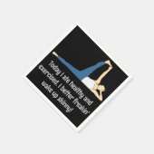 "私はスキニーを起こす方が良い" – カクテルおもしろいナプキン スタンダードカクテルナプキン (角)