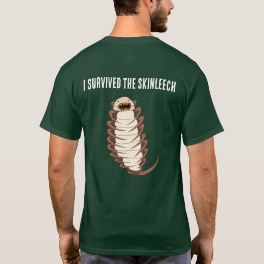 私はスキンリーチを生き延びた Tシャツ (裏面)