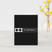 私はスキー場のスノーボードおもしろいで優勝が難しい カード (黄色い花)