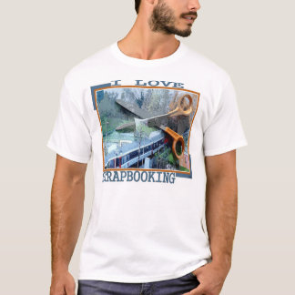 私はスクラップブック作りを愛します Tシャツ