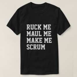私はスクラム・ラグビー・ユーモアを作る Tシャツ