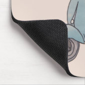 私はスクーターを愛します! マウスパッド (コーナー)