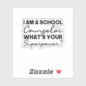 私はスクールカウンセラーあなたの超大国は何か? シール (シート)