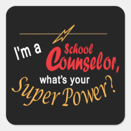 私はスクールカウンセラーだ君の力はすごい何だ? スクエアシール