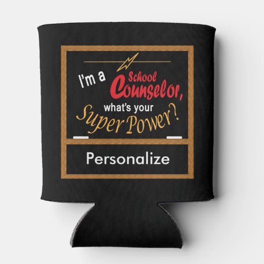 私はスクールカウンセラーだ君の力はすごい何だ？ 缶クーラー (裏面)