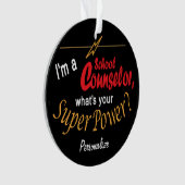 私はスクールカウンセラーだ超大国とは何だ?💪 オーナメント (正面)