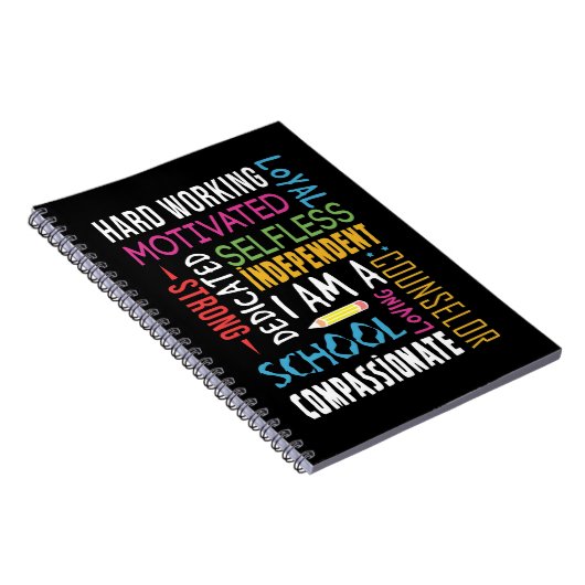 私はスクールカウンセラーとして感謝している ノートブック (右側)