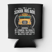 私はスクールバスの補助 Funny Back to School 缶クーラー (正面)