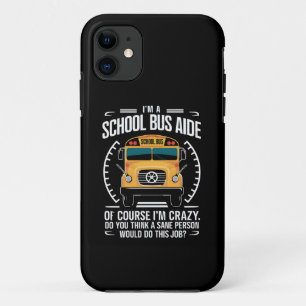 私はスクールバスの補助 Funny Back to School iPhone 11 ケース