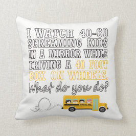 私はスクールバスを運転します クッション