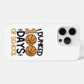 私はスクールバスケットボール選手の100日をダンク Case-Mate iPhoneケース (裏面 (横))