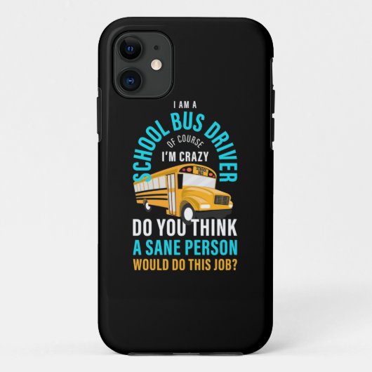 私はスクールバスドライバーだ Case-Mate iPhoneケース (裏面)