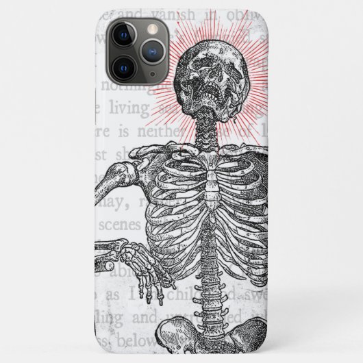 私はスケルトンだ！ Case-Mate iPhoneケース (裏面)