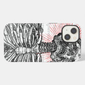 私はスケルトンです iPhoneケース (裏面横)