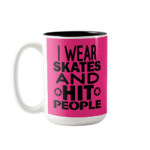 私はスケートおよび衝突人々のローラーダービーを身に着けています