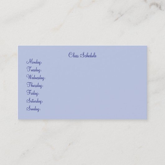 私はスケートで滑ることを愛します 名刺 (裏面)