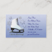 私はスケートで滑ることを愛します 名刺 (正面)