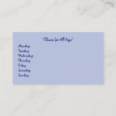 私はスケートで滑ることを愛します 名刺 (裏面)