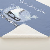 私はスケートで滑る! シェルパブランケット (3/4)