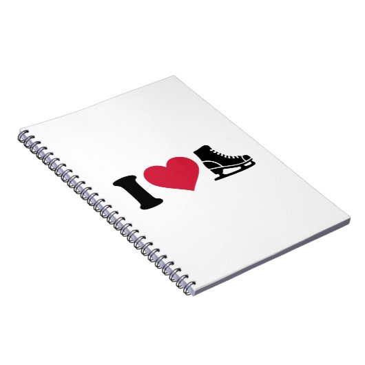 私はスケートの速度のフィギュアスケートを愛します ノートブック (右側)