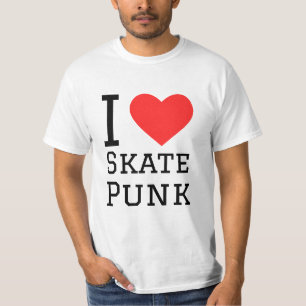 私はスケートパンクスクウェアのステッカーが大好き Tシャツ