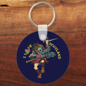 私はスコットランドを愛している キーホルダー (正面)