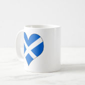 私はスコットランドを愛します コーヒーマグカップ (正面左)