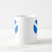 私はスコットランドを愛します コーヒーマグカップ (中央)