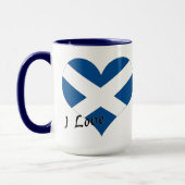 私はスコットランドを愛します マグカップ (左)