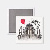 私はスコピエが大好き マグネット (正面/裏面)