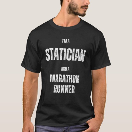 私はスタジアムでマラソンランナーだ Tシャツ (正面)