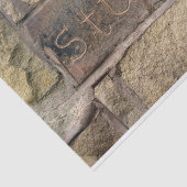 "私はスタックしています"壁の別の煉瓦 薄葉紙 (詳細)