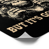 私はスタッドを固定することができるが、それはサルを傷つけるつもりおもしろいである(o) ポスター (角)