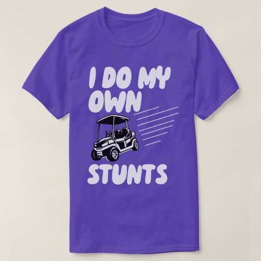私はスタントゴルフをする Tシャツ (デザイン正面)