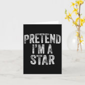 私はスター衣装の家族の怠惰なハロウィーンPのふりをする カード (黄色い花)