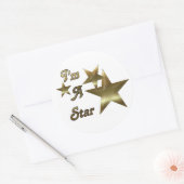 私はスター ラウンドシール (封筒)