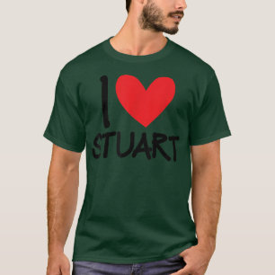 私はスチュアートの名前パーソナライズされた男BFFの友人が大好き Tシャツ