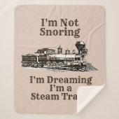 私はスチームの媒体である夢を見て、いびきではない シェルパブランケット (正面)